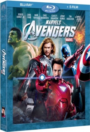 Locandina italiana DVD e BLU RAY The Avengers 